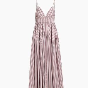 🤩 Rosetta Getty  Striped Cotton Maxi Dress🤩
